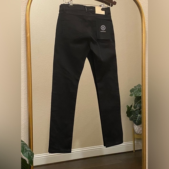 AMENDI KAROLINA SKINNY JEANS FOREVER BLACK SIZE 29 - Picture 5 of 11